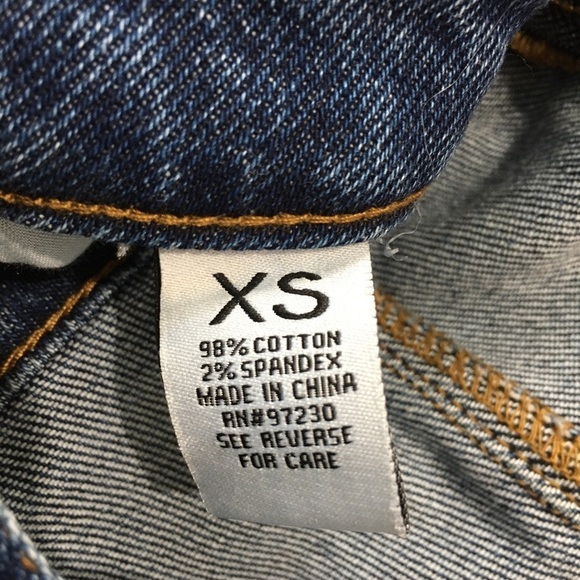 Almost Famous Denim Blue High Rise Straight Leg Zip Up Front Overalls - Picture 8 of 16